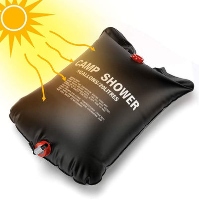 Convenient PVC Solar Shower Bag for Camping Shipping Cost and Estimated Delivery Time
