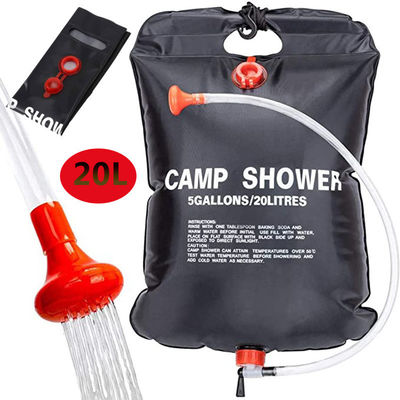 Customized PVC Waterproof Solar Shower for Camping Portable and Waterproof Design