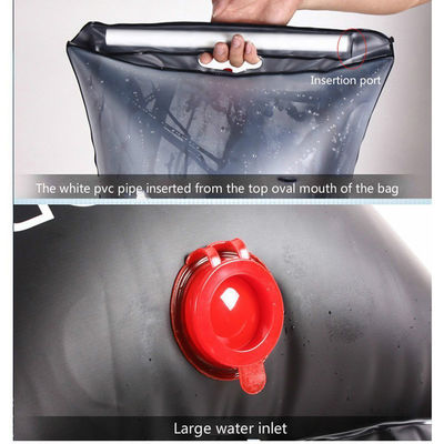 Customized PVC Waterproof Solar Shower for Camping Portable and Waterproof Design