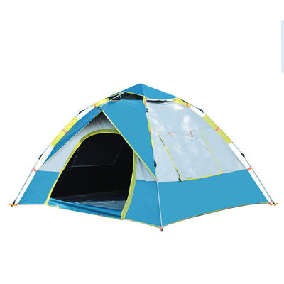 Portable Canvas Tents Waterproof and Automatic Outdoor Glamping Tent with 2 Doors