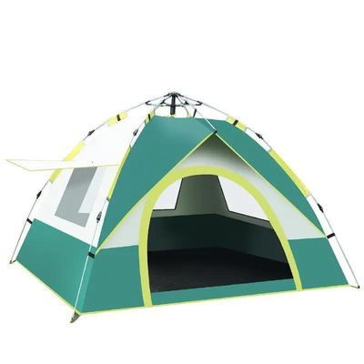 Portable Canvas Tents Waterproof and Automatic Outdoor Glamping Tent with 2 Doors