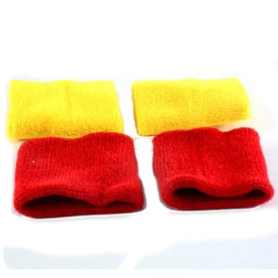 Customization Option Sport Cotton Wristband for Adults Breathable Tennis Wrist Sweatband