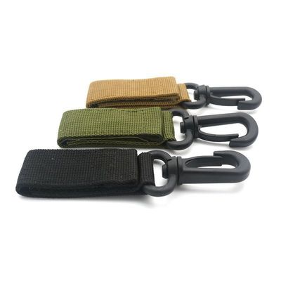 Custom Polyester Keychain Lanyards Carabiner Key Holder Essential for Outdoor Camping