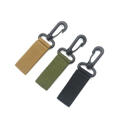 Custom Polyester Keychain Lanyards Carabiner Key Holder Essential for Outdoor Camping