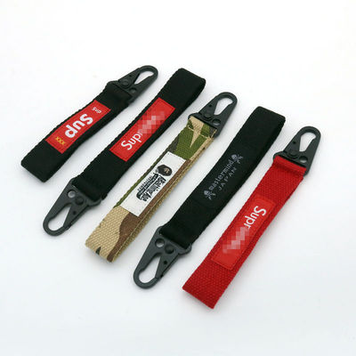 Custom Polyester Wrist Strap Keychain Lanyard Nylon Keyring Strap 30 Day Refund Policy