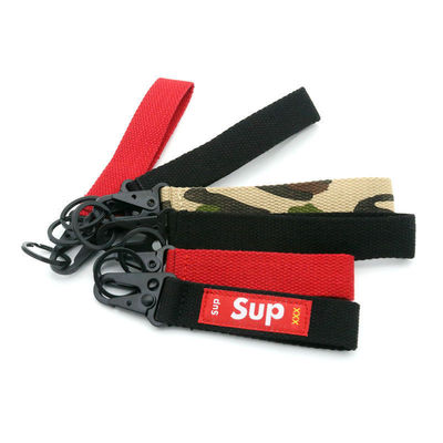 Custom Polyester Wrist Strap Keychain Lanyard Nylon Keyring Strap 30 Day Refund Policy