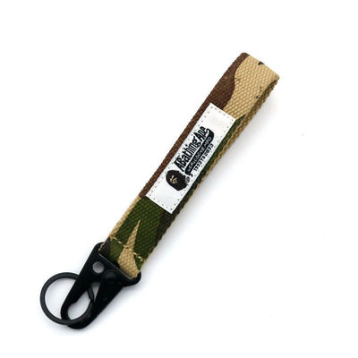 Custom Polyester Wrist Strap Keychain Lanyard Nylon Keyring Strap 30 Day Refund Policy