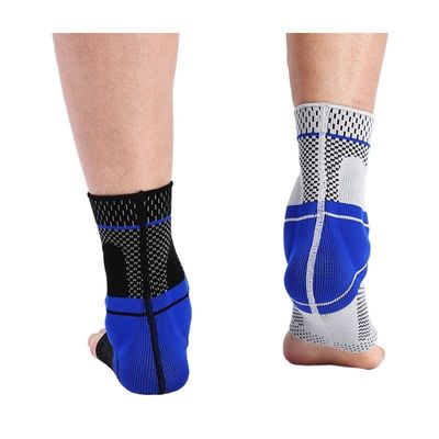 3D Elastic Silicone Sport Ankle Support Brace for Protection Projects Tennis Balls
