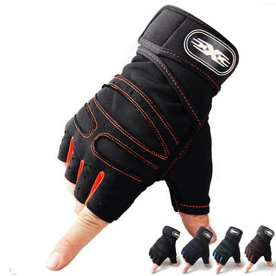 Customized Half Finger Cycling Gloves for Adults Breathable and Moisture-wicking