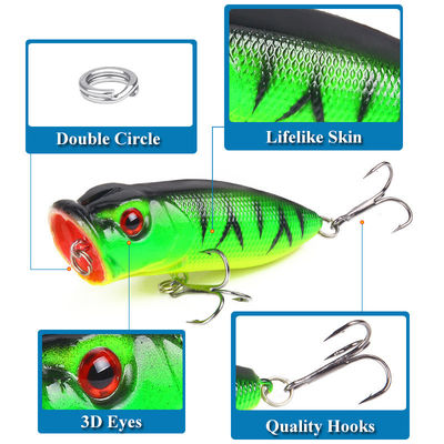 Hard Plastic Fishing Lure Artificial Bait Fish Tackle Lures Return refunds Guaranteed