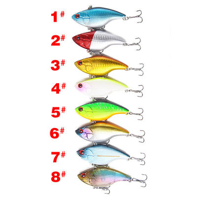 3D Eye Artificial Bait 6 Hook Minnow Fishing Lures Hard Plastic Swim Baits for Anglers
