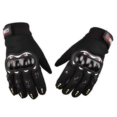 Adults Outdoor Full Finger Motorcycle Glove Custom Anti-Slip Leather Tactical Glove