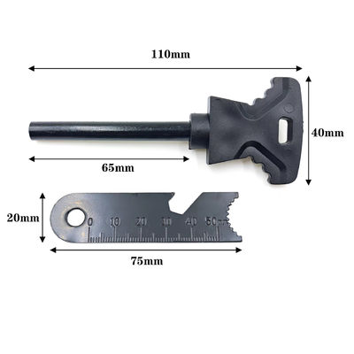 8mm Camping Fire Starter Flint Ferrocerium Rod for Outdoor Survival Gear Collection