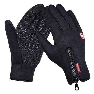 Mountain Bike Cycling Gloves Full Finger Touch Screen Anti-Slip Windproof Racing Glove