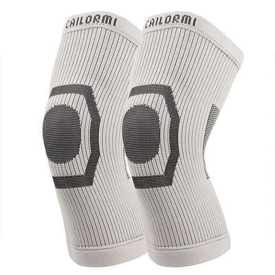 Breathable Graphene Compression Warm Knitted Knee Support Brace for Sport Basketball