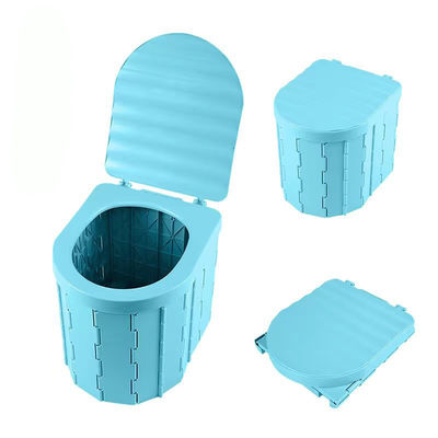 Customized Request US Outdoor Camping Portable Plastic Folding Toliet for Traveling
