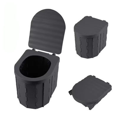 Customized Request US Outdoor Camping Portable Plastic Folding Toliet for Traveling