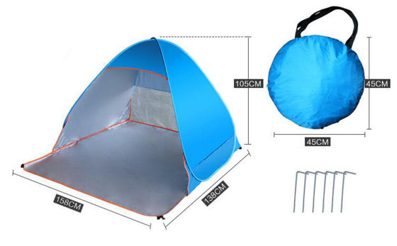 Pop up Inflatable Beach Tent for Outdoor Activities 145X165X110CM