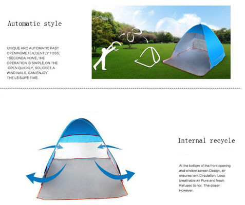 Pop up Inflatable Beach Tent for Outdoor Activities 145X165X110CM
