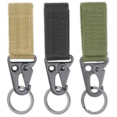 7.00cm * 3.00cm * 1.00cm Custom Nylon Key Chain Lanyard Strap 0.030kg Package Gross Weight