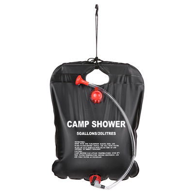 Outdoor Portable 20L Solar Heated Camping Shower PVC Beach Shower Water Bag Affordable