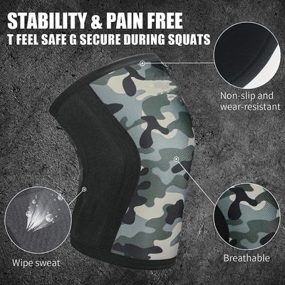 0.150kg Package Gross Weight Neoprene Compression Knee Sleeve for Weightlifting and Sports