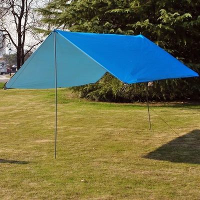 Silver Coating Polyester Camping Tent for Outdoor Rain Protection and Sun Shade