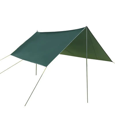 Silver Coating Polyester Camping Tent for Outdoor Rain Protection and Sun Shade