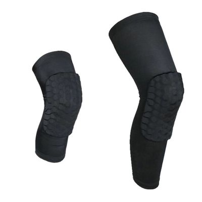US 2/Piece Knee Support Lycra Leg Sleeve for Basketball Sport Knee Compression Sleeve