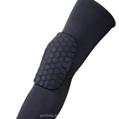 US 2/Piece Knee Support Lycra Leg Sleeve for Basketball Sport Knee Compression Sleeve
