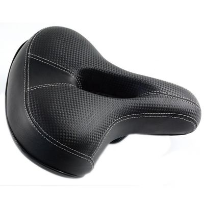 Outdoor Soft Wide Bicycle Saddle for Cycling Comfortable PU Leather Mountain Bike Seat