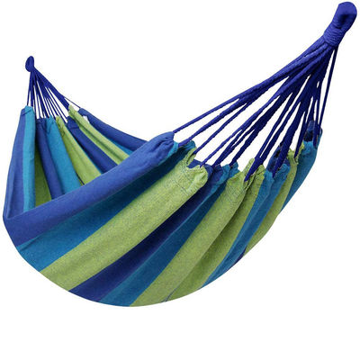 Single Hammock Portable Lightweight Camping Canvas Hammock Outdoor Cotton Hammock Swing