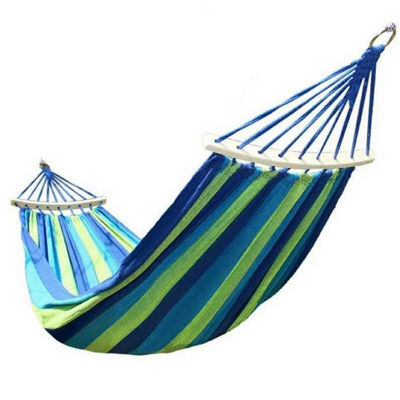 Outdoor Portable Camping Canvas Fabric Hammock Hanging Folding Hammock Swing Thick Easy
