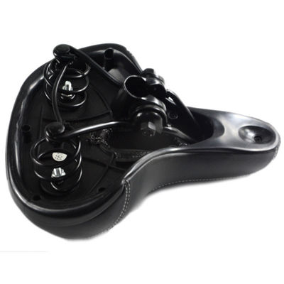 Comfortable PU Leather Mountain Bike Seat Cushion Waterproof Road Wide Bicycle Saddle