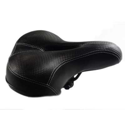 Comfortable PU Leather Mountain Bike Seat Cushion Waterproof Road Wide Bicycle Saddle