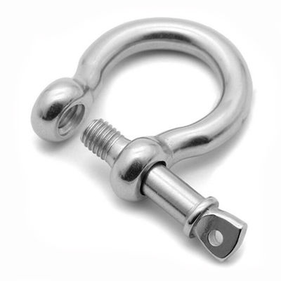 5mm Stainless Steel Bow Shackle for Paracord Bracelet Silver Plated Low Shipping Cost