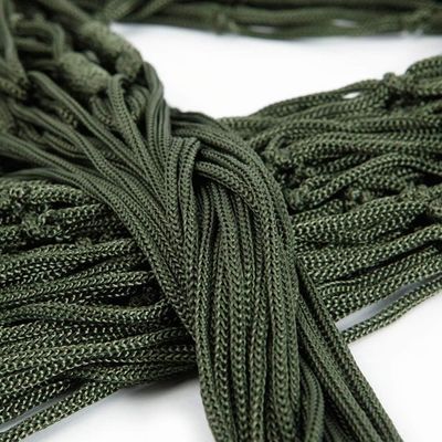Waterproof Nylon Rope Hanging Hammock for Outdoor Camping and Hiking Enthusiasts