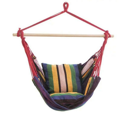 Convenient Outdoor Hanging Hammock Chair with Cushion and Package Gross Weight of 4.000kg