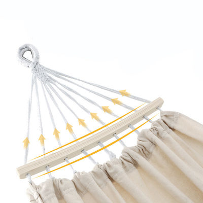 Outdoor Portable 200x80cm Cotton Hammock for Camping and Travel 30-Day Return Policy