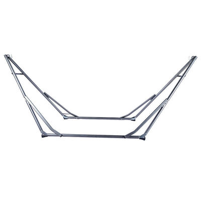 Outdoor Furniture Foldable Double Hammock with Stand Adjustable and Portable Cotton Hammock