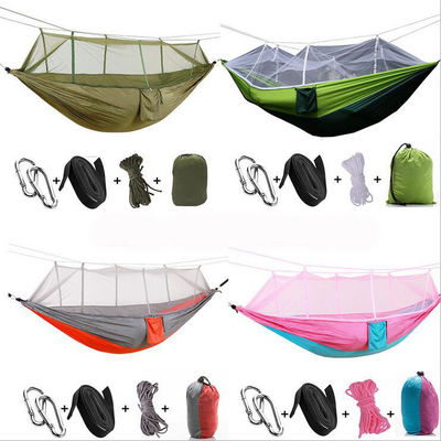 Outdoor Portable Folding Parachute Nylon Camping Hammock Swing with Customized Request