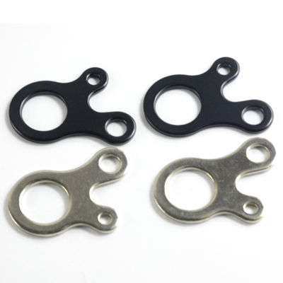 3 Holes Stainless Steel Quick Knot Tent Wind Rope Buckle Tightening Hook for Campsite