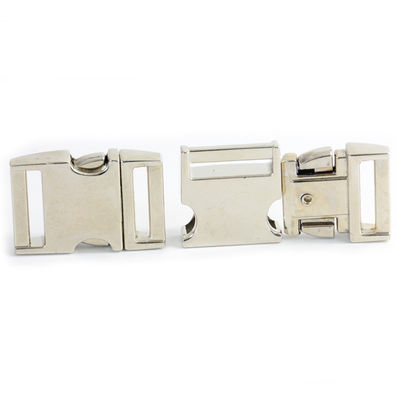 Zina Alloy Metal Curved Side Release Paracord Buckle for Dog Collar Samples US 1/Piece