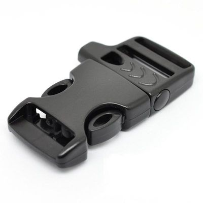 15mm Curved Side Release Paracord Whistle Buckle in Package Size 3.00cm * 2.00cm * 0.50cm