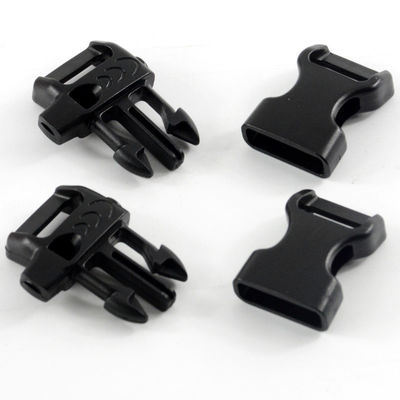15mm Curved Side Release Paracord Whistle Buckle in Package Size 3.00cm * 2.00cm * 0.50cm