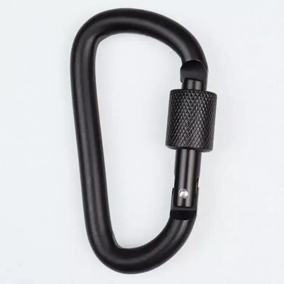 Aluminium D Shape Carabiner Clip for Outdoor Climbing Survival Keychain Carabiner