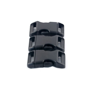 Curved Paracord Buckle Lightweight 20mm Plastic Quick Side Release Buckle for Backpack