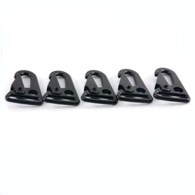 Shipping Cost Zinc Alloy 25mm Keychain Snap Hook Black Carabiner HK Clip for Bags