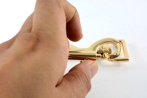 25mm Gold Swivel Dog Snap Hook Custom Zinc Alloy Metal Dog Hook SDR567 Plating Chrome