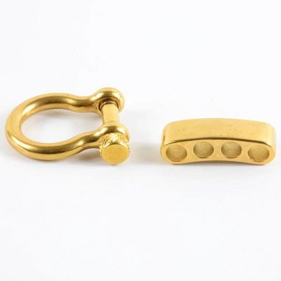 SDF456 Bow Shape Stainless Steel Anchor Adjustable Shackle for Paracord Bracelet